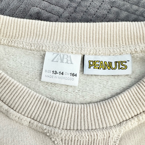 Zara Kids sz 13/14 Peanuts Sweat Set. NWOT - Picture 3 of 5
